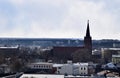 Liepaja, Latvia, 16 March, 2018. The view of Liepaja city with St. AnneÃ¢â¬â¢s Church.